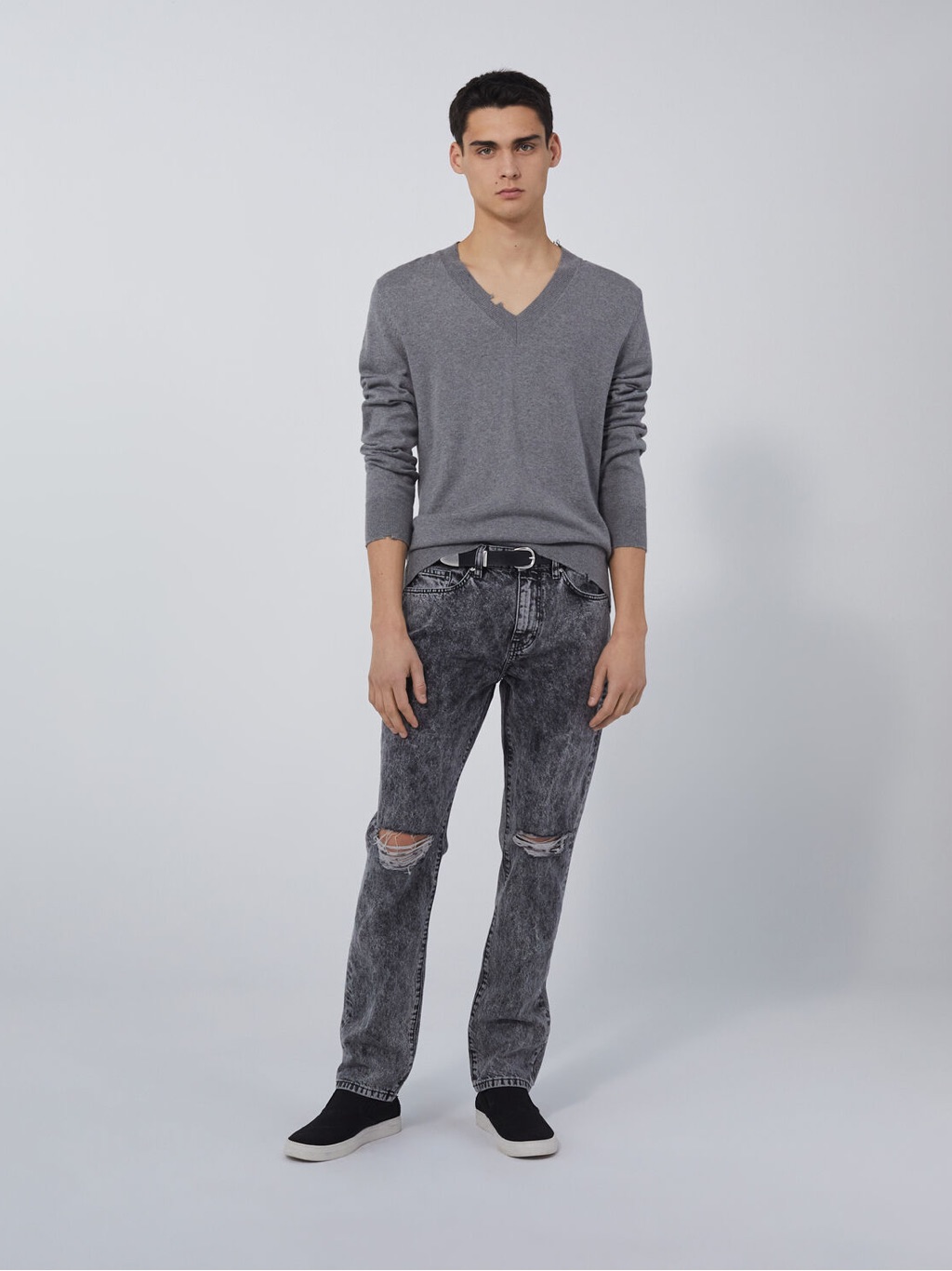 Iro Arano Merino Wool V-Neck Sweater Nwt
